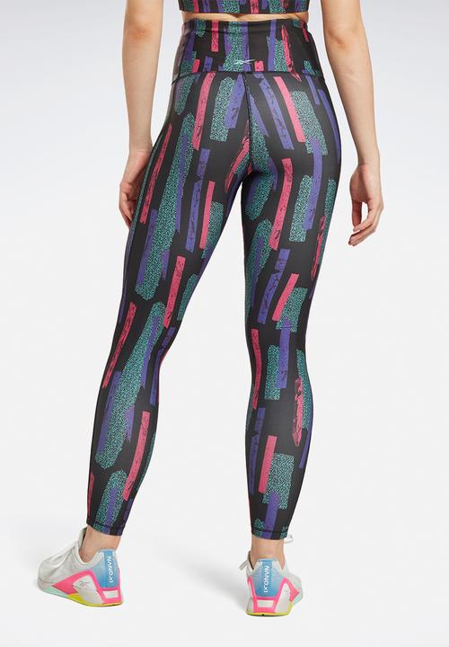 Reebok - Myt aop poly tight - semi proud pink