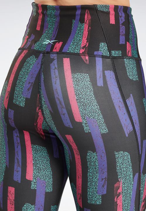 Reebok - Myt aop poly tight - semi proud pink
