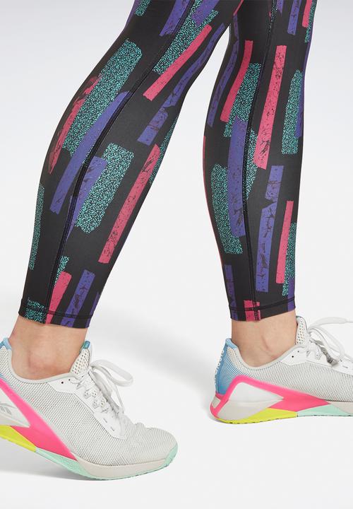Reebok - Myt aop poly tight - semi proud pink