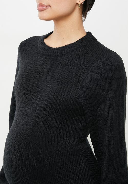 Cotton On - Maternity friendly blondie midi dress - black
