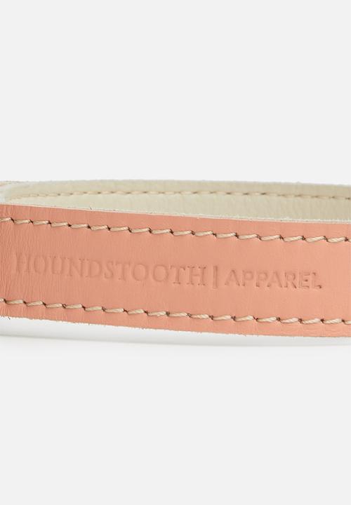 Houndstooth - Straight collar - rose