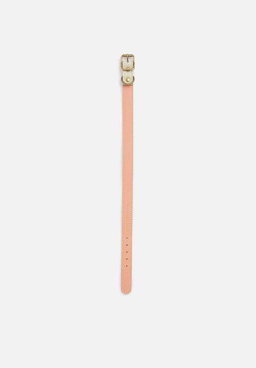 Houndstooth - Straight collar - rose
