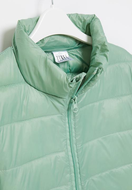 Rebel Republic - Girls puffer jacket - green