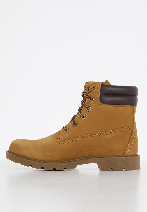 Timberland - Linden woods 6in double collar wr b - rust full-grain