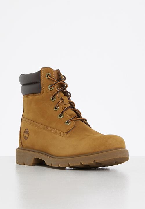 Timberland - Linden woods 6in double collar wr b - rust full-grain