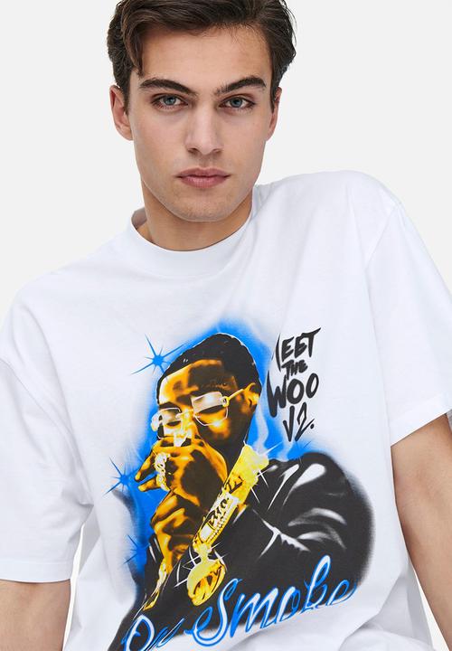 Only & Sons - Onspopsmoke ovz ss tee - white