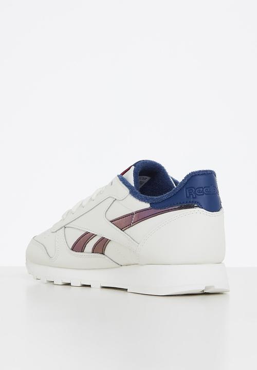 Reebok - Classic leather - chalk/batik blue/atomic pink