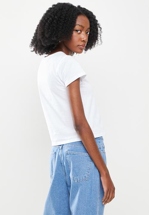 Koton - Cotton T-shirt - white 