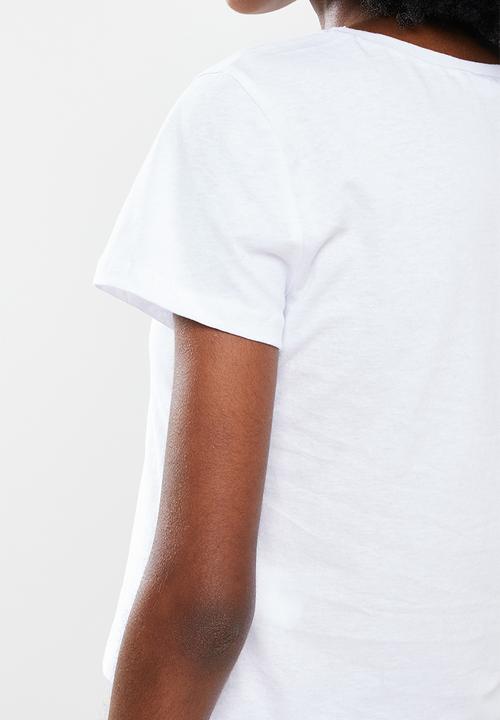 Koton - Cotton T-shirt - white 