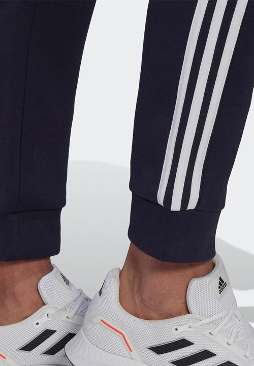 adidas Performance - Essentials Colorblock Fleece Pants  - legend ink & black