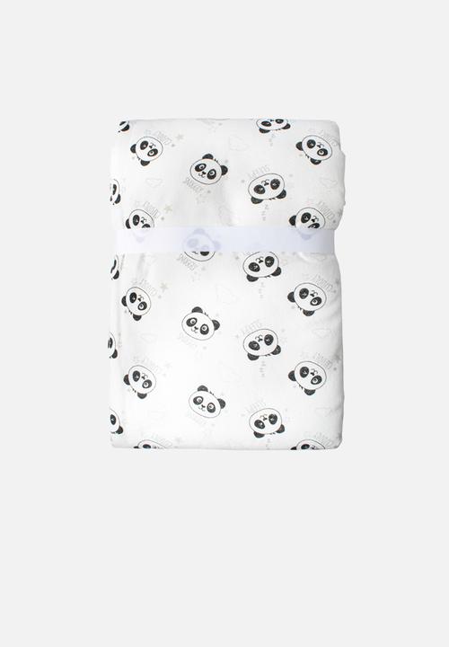 Character Group - Panda sherpa throw - white/grey