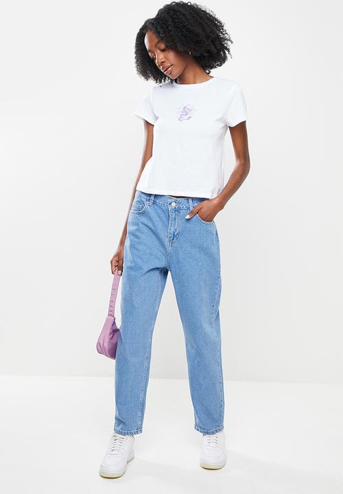 Trendyol - Wide leg jeans - light blue
