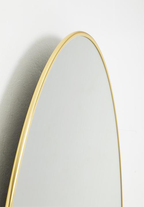 Umbra - Hubba oval mirror - brass