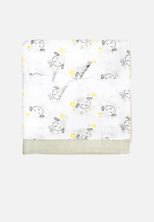 The Character Group (Legacy) - 2-pack sheep muslins - white/grey