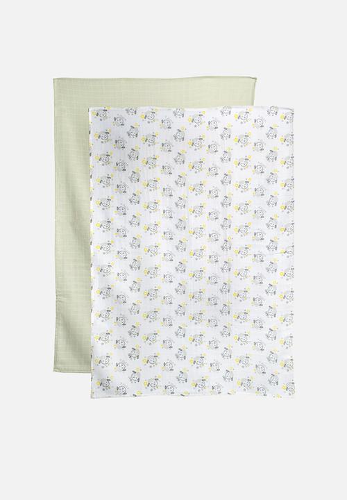 The Character Group (Legacy) - 2-pack sheep muslins - white/grey