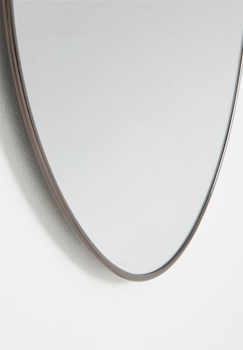 Umbra - Hubba pebble mirror - titanium