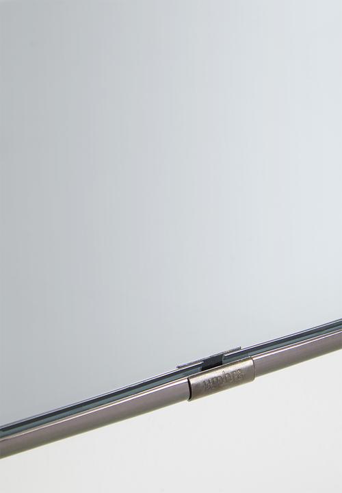 Umbra - Hubba arched leaning mirror - titanium