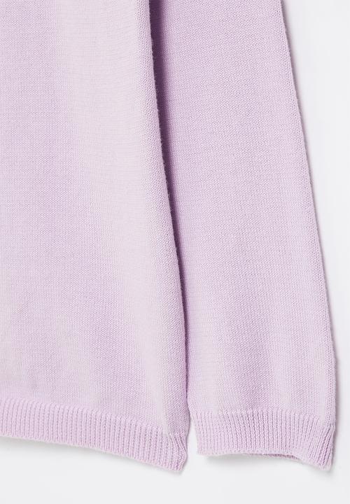 Pop Candy - Girls plain cardigan - purple