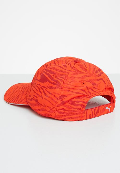 PUMA - Unisex running cap iii - cherry tomato-aop