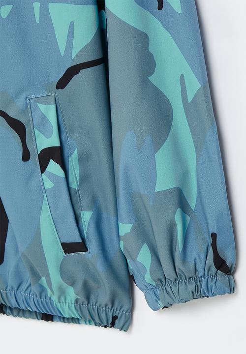Pop Candy - Boys camo jacket - blue & black 