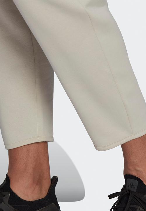 adidas Performance -  Studio Lounge Fleece 7/8 Joggers  - alumina