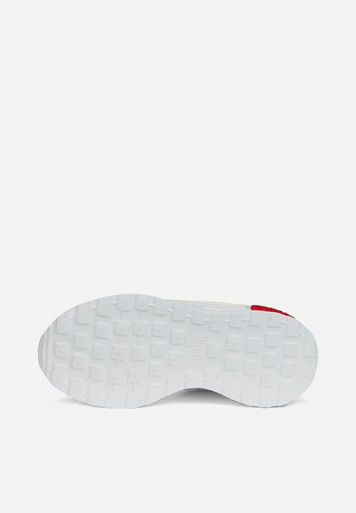 PUMA - Graviton ac ps - white/evening sky/high risk red
