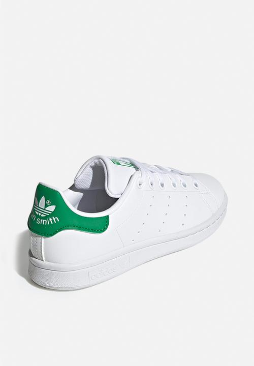 adidas Originals - Stan smith j - ftwr white/ftwr white/green