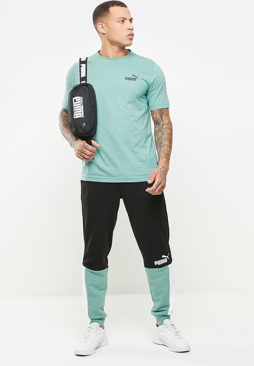 PUMA - Ess small logo tee - mineral blue