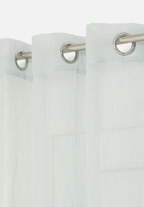 Design Collection - Le jardine eyelet sheer - sage blue