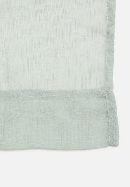Design Collection - Le jardine eyelet sheer - sage blue