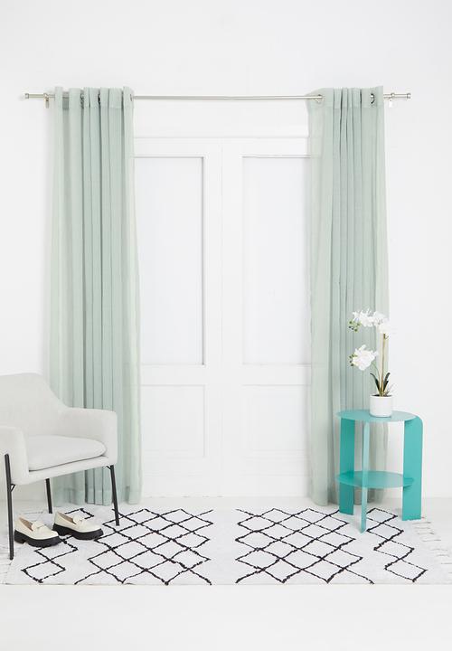 Design Collection - Le jardine eyelet sheer - sage blue