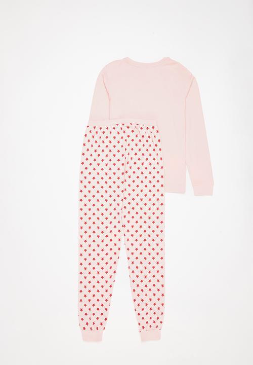 MINOTI - 2-Piece sleepover squad pyjama set - pink