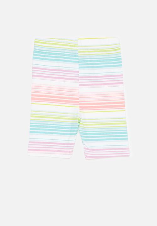 Pop Candy - Girls 2 pack cycling shorts - multi 