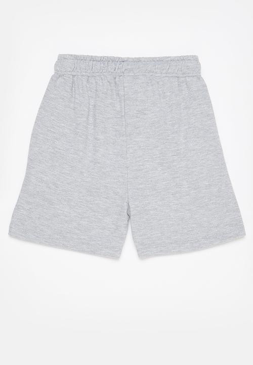 Superbalist - 2 pack sweat short - grey & black