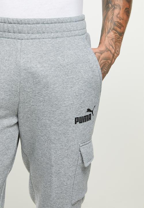 PUMA - Ess cargo pants - medium grey heather