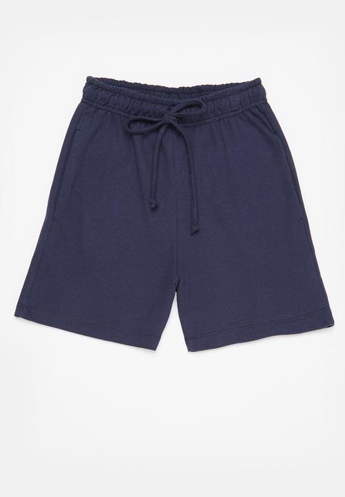 Superbalist - 2 Pack sweat short - navy & elderberry