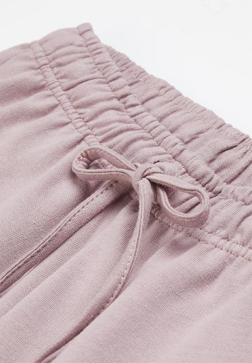 Superbalist - 2 Pack sweat short - navy & elderberry