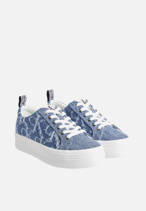 Calvin Klein - Flatform vulcanized 2 - denim blue aop