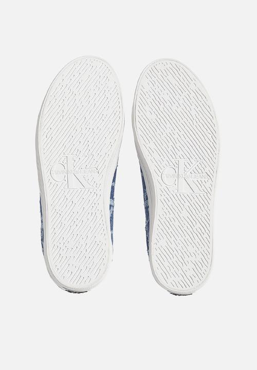 Calvin Klein - Flatform vulcanized 2 - denim blue aop