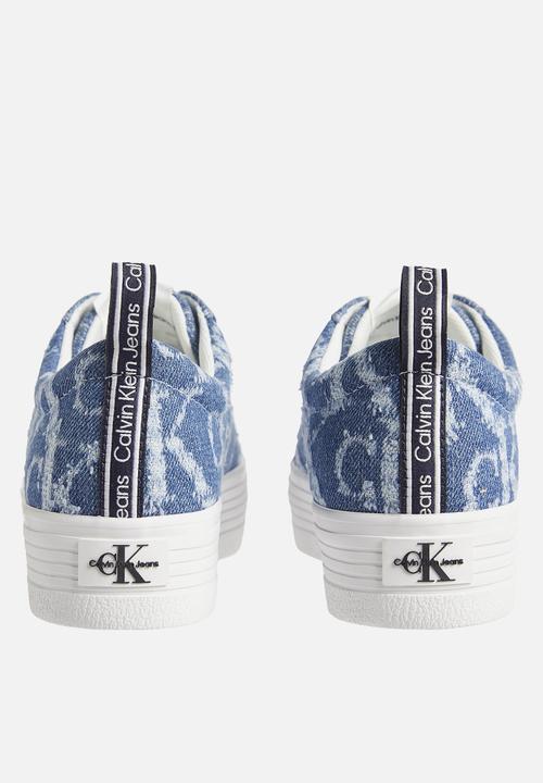 Calvin Klein - Flatform vulcanized 2 - denim blue aop