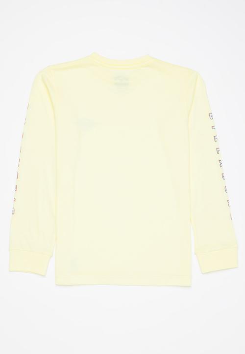 Billabong  - Unity sleeve - mellow yellow