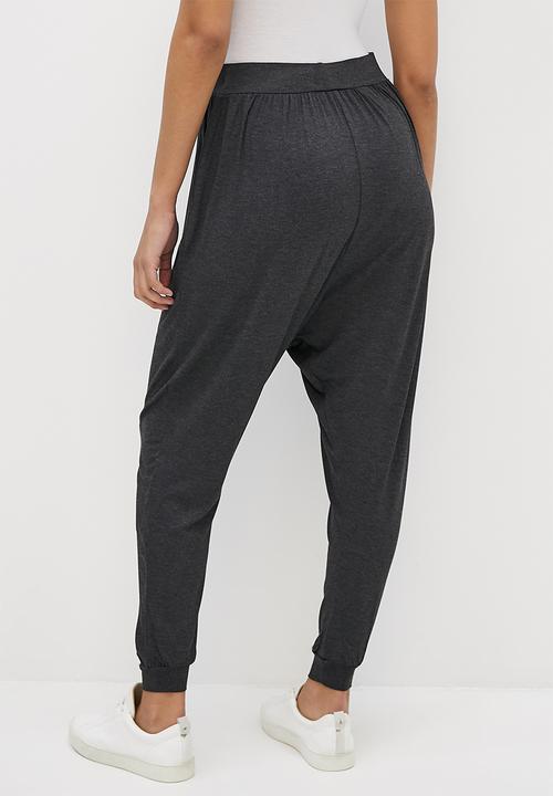 edit - Dropped crotch harem - charcoal
