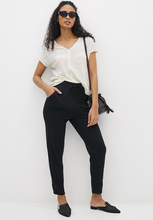 edit - Pull on cosy harem - black