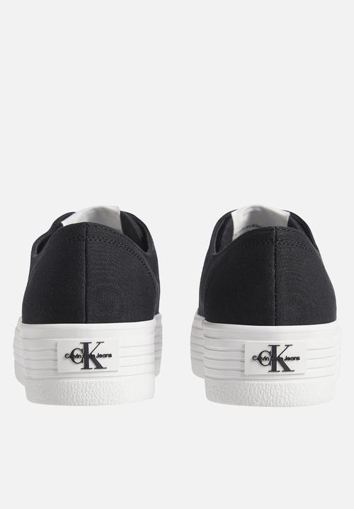Calvin Klein - Vulcanized flatform laceup co - black