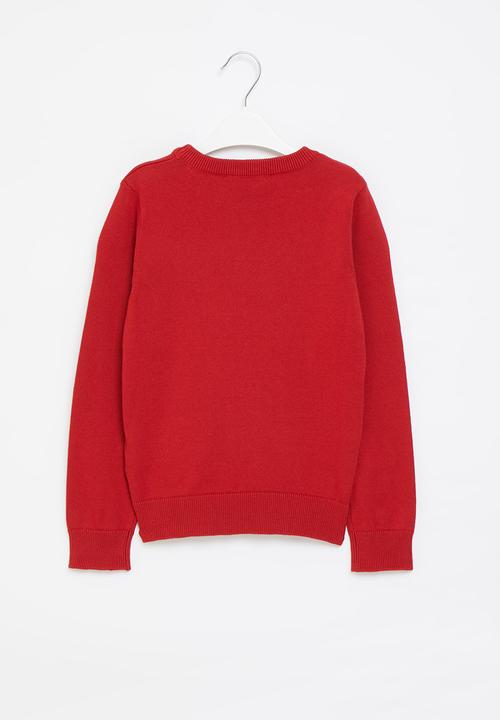 GUESS - Kds long sleeve sweater - red