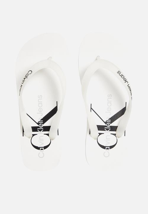 Calvin Klein - Beach sandal monogram tpu - bright white