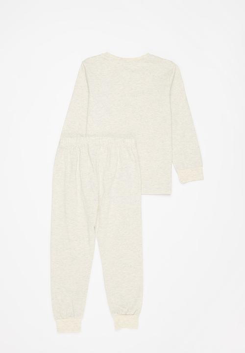 Pop Candy - Girls printed pj set - neutral