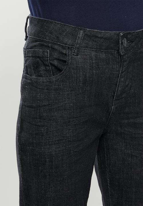POLO - Woman boyfriend jean - black
