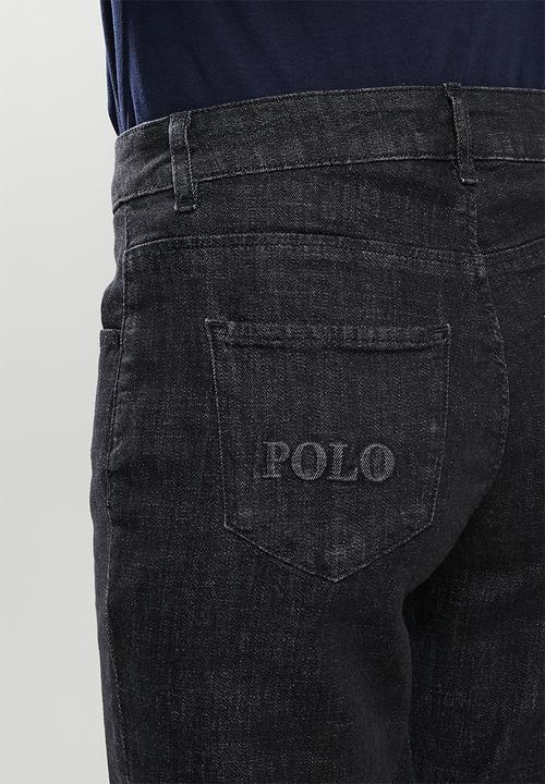 POLO - Woman boyfriend jean - black