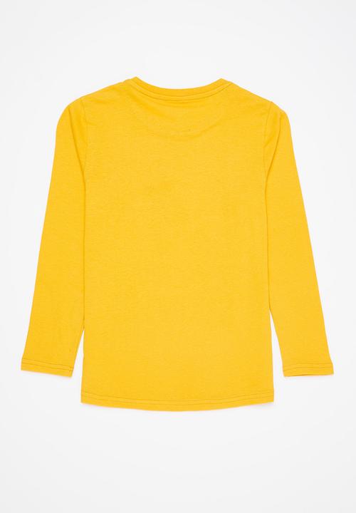 Rebel Republic - Long sleeve graphic tee - yellow